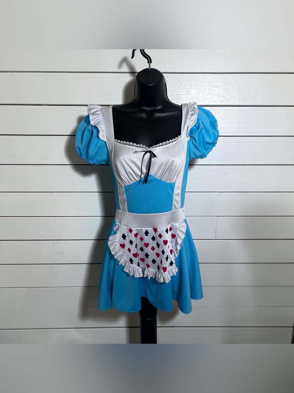 Leg Avenue Alice In Wonderland Costume Dress Blue White Women’s Small